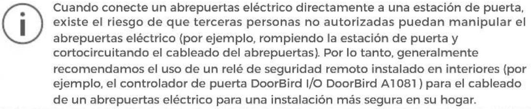 DoorBird MTM14E - CONEXIÓN DEL DISPOSITIVO - 7