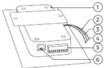 DoorBird MTM14E - DEVICE EXAMPLE WITH 1 CALL BUTTON - 2
