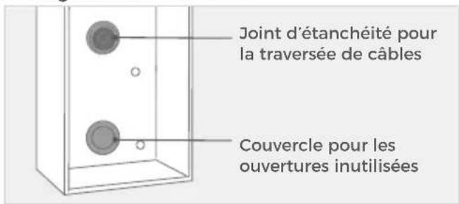 DoorBird MTM14E - FIXATION DU BOÎTIER DE MONTAGE ARRIÈRE - 2