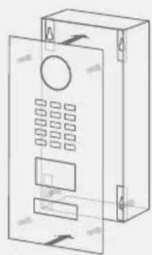 DoorBird MTM14E - MONTAJE DEL PANEL FRONTAL - 2