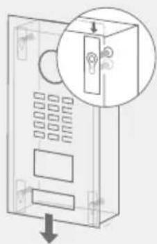 DoorBird MTM14E - MONTAJE DEL PANEL FRONTAL - 4