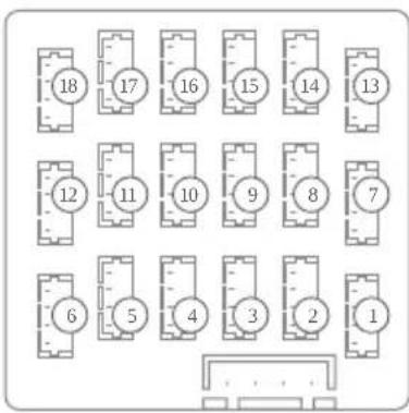 DoorBird D2100E - CONNECTING CALL BUTTONS TO THE MULTI TENANT MODULE - 2