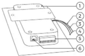 DoorBird D2100E - DEVICE EXAMPLE WITH 1 CALL BUTTON - 2