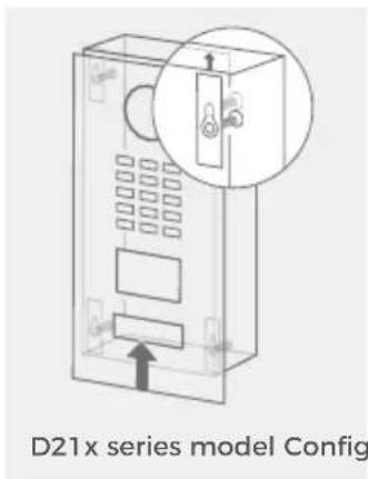 DoorBird D2100E - MOUNTING THE FRONT COVER - 3
