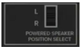 MACKIE CR3.5BT - Sélecteur Powered Speaker Position Select - 1