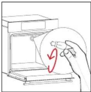 ROSIERES RO6 M5G5YTB - Changing the bulb on top: - 3