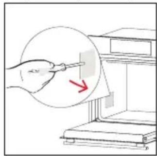 ROSIERES RO6 M5G5YTB - Changing the lateral bulb: - 2