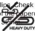 GBC ShredMaster SM10-06 - CANNOT shred the following: - 2