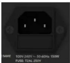 MACKIE CR8SBT - Connecteur d'alimentation et fusible - 1