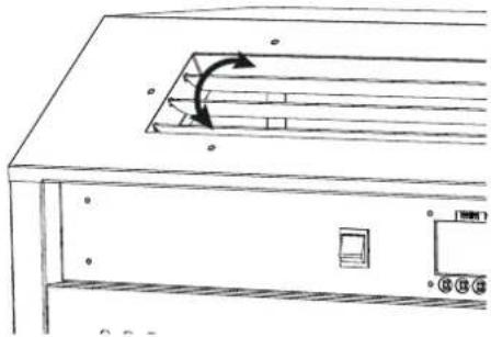 Dantherm ACT-7 - Réglage du sens du début d'air - 1