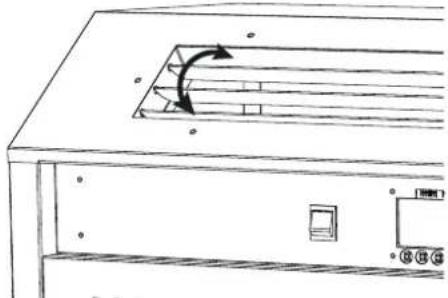 Dantherm ACT-7 - Regolazione della direzione del flusso di aria - 1