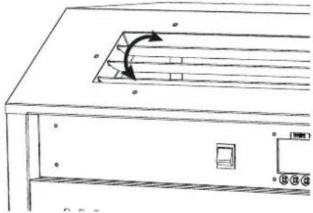 Dantherm ACT-7 - Adjusting the air flow direction - 1