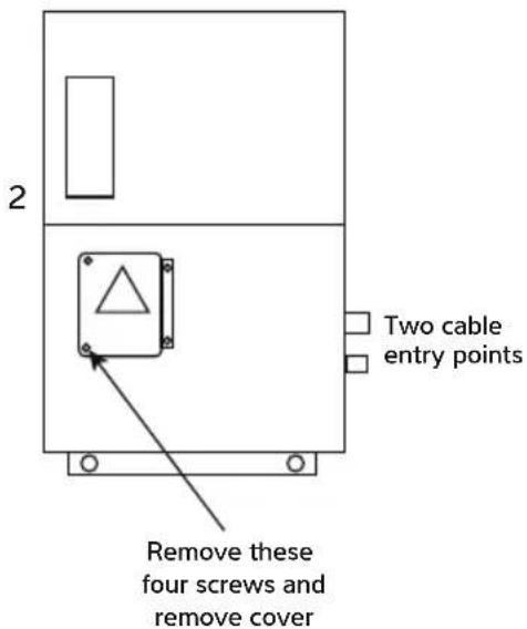 Dantherm HPP-i 8 - CONNECTING THE HEAT PUMP TO THE POWER SUPPLY - 2