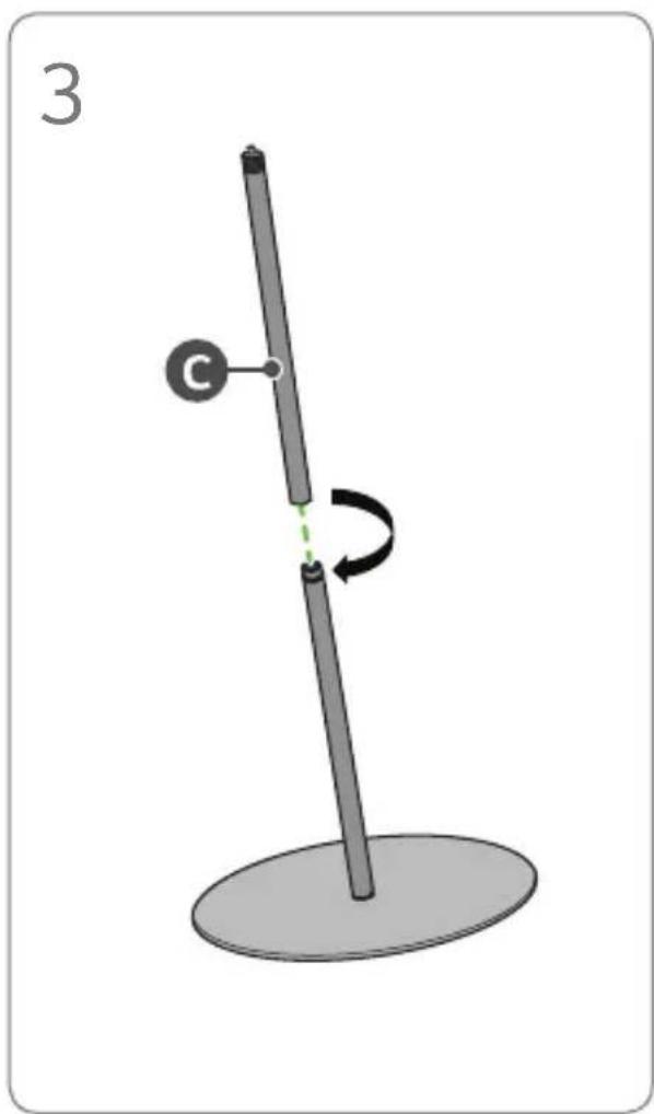LG CineBeam Q Stand CQS710PB - Guide d'assemblage - 3
