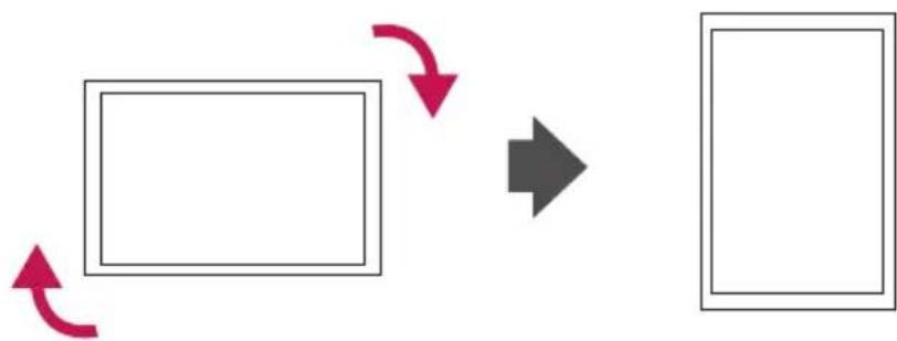 LG 49XS4P-B - Utilisation verticalie - 1