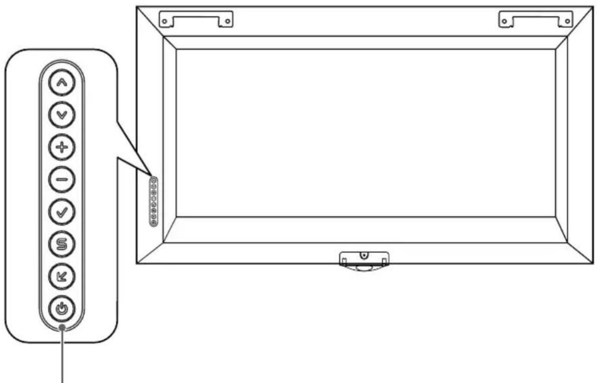 LG 49XS4P-B - Utilisation des boutons - 1
