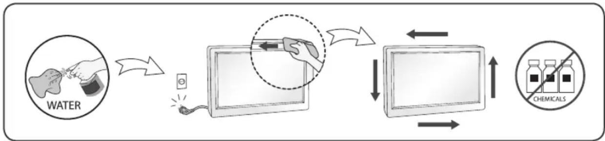 LG 24BA450 - On Cleaning - 1