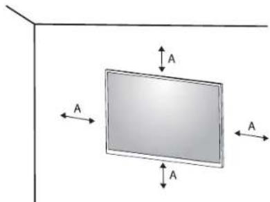 LG 24CQ651W - Instalación en una pared - 1
