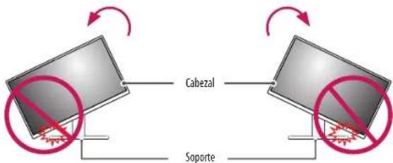 LG 24CQ651W - Soporte giratorio - 2