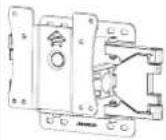 LG 27BR400 - Installazione della piastra di montaggio a parete - 1