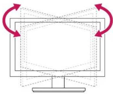 LG 27US500 - Swivel stand - 1