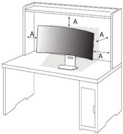 LG UltraGear 34GS95Q - Installing on a Table - 1