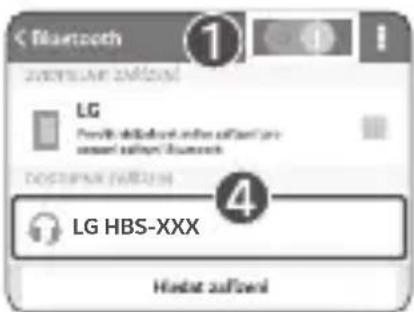 LG Tone Style HBS-SL6S - Rychlé připojení - 1
