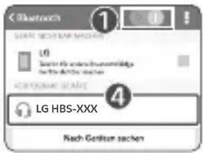 LG Tone Flex HBS-XL7 - Schnell verbinden - 1