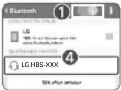LG Tone Flex HBS-XL7 - Snabbanslutning - 1
