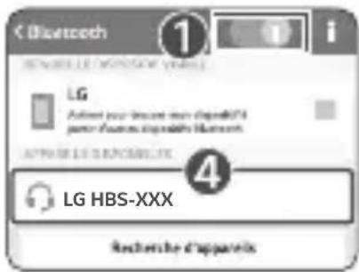 LG Tone Flex HBS-XL7 - Connexion rapide - 1
