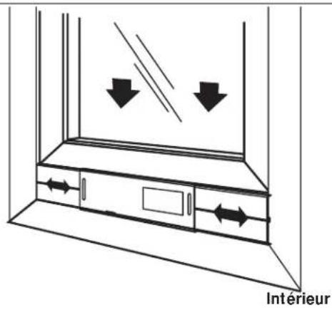 HAIER QPSA13 - Installer les panneaux de fenêtre - 2