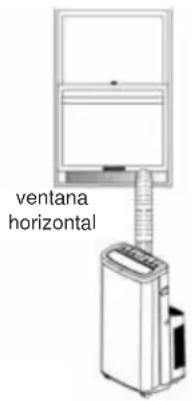HAIER QPSA13 - CONECTE LA MANGUERA DE SALIDA AL PANEL DE LA VENTANA - 2