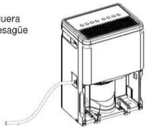 HAIER QDHR35 - Cómo desechar el agua acumulada - 4