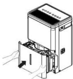 HAIER QDHR35 - Cómo desechar el agua acumulada - 3