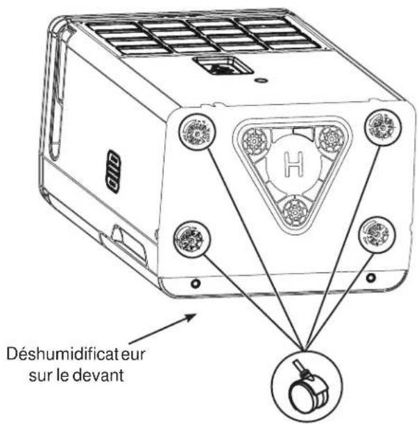 HAIER QDHR20 - Installation des roulettes (pour QDHR20 et QDHR35 seulement) - 1