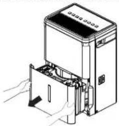 HAIER QDHR20 - Vidange de I'eau recueillie - 1