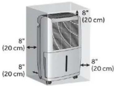 HAIER HEN30ET - EXIGENCES D'EMPLACEMENT - 1