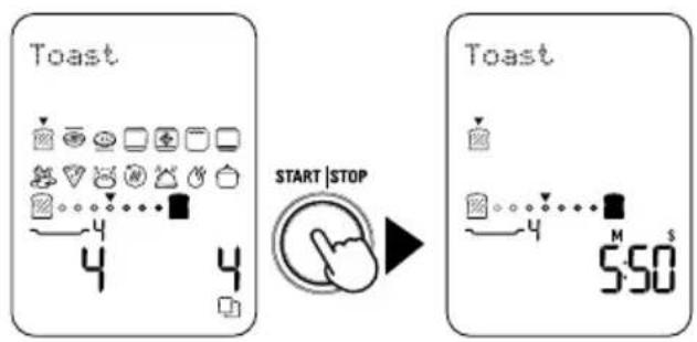 SAGE the Smart Oven Air Fryer XL SOV905 - Desired toast color Setting - 1