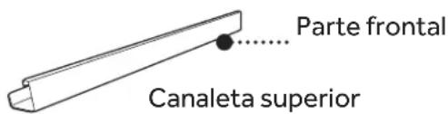 HAIER HWR05XCR - INSTALACIÓN DE LA CANALETA SUPERIOR - 3