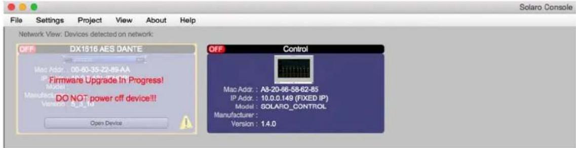 RCF Matrix Audio DX1616 - Firmware update to DX 1616 processor - 3