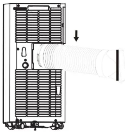 HAIER QPFA10 - INSTALE EL ENSAMBLE DE LA MANGUERA DE SALIDA EN LA PARTE TRASERA DE LA UNIDAD - 1