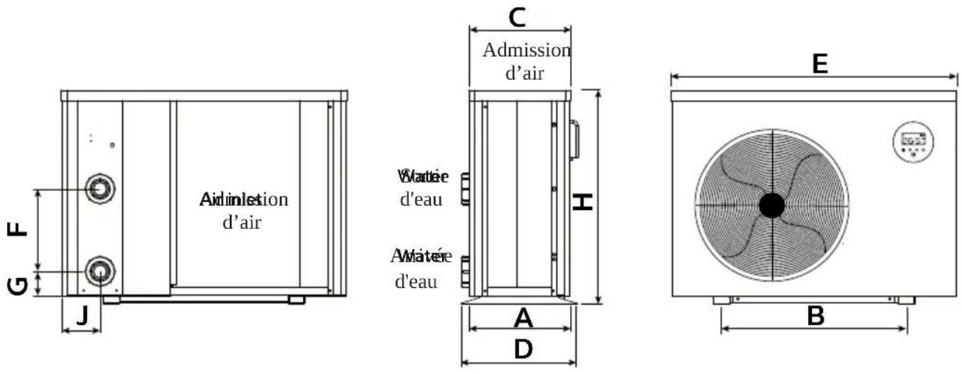 Calorex I-PAC - DIMENSIONS - 1