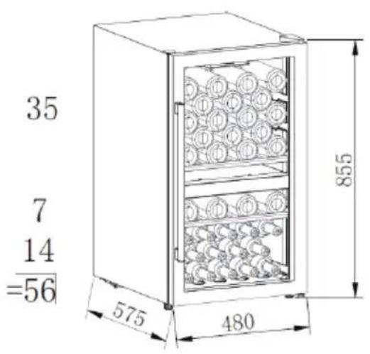 VEDETTE VCAVE56DZ - Wine storage - 1