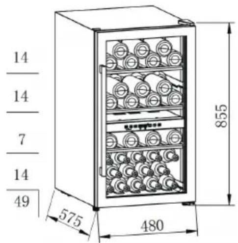 VEDETTE VCAVE56DZ - Wine storage - 2