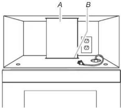 JennAir YJMHF930RSS - Installation du clapet pour une installation avec évacuation par le toit - 2