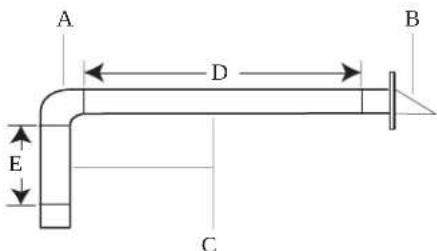 JennAir YJMHF930RSS - Longueur recommandée du circuit d'évacuation - 1