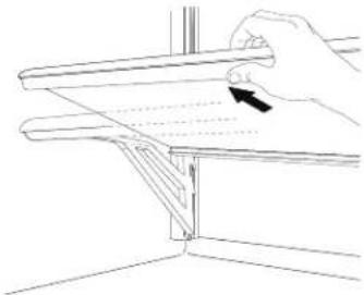 JennAir JKCHR302ML - To replace a shelf: - 1