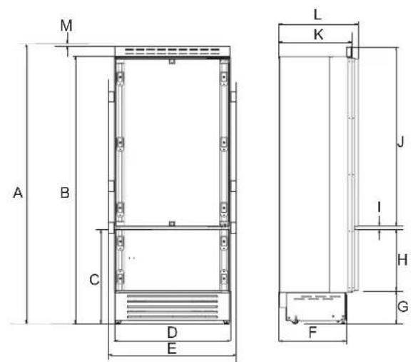 JennAir JKCHR302ML - Dimensions du produit - 1
