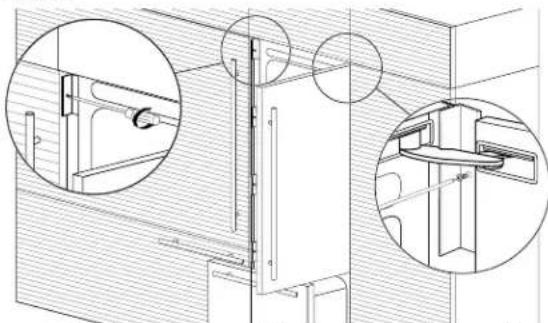 JennAir JKCHL302ML - Fixation des panneaux de porte et du tiroir inférieur - 9