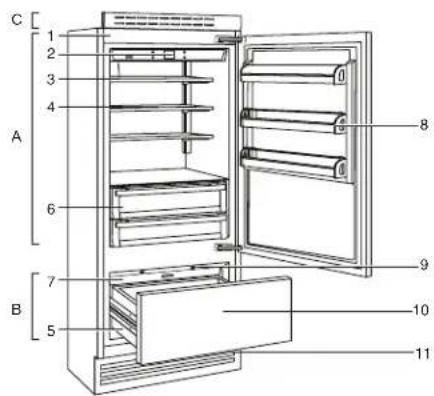 JennAir JKCHL302ML - Principaux composants - 1